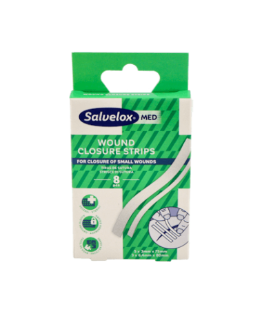 SALVELOX TIRAS SUTURA 8 U – foto del producto cada salvelox tiras
