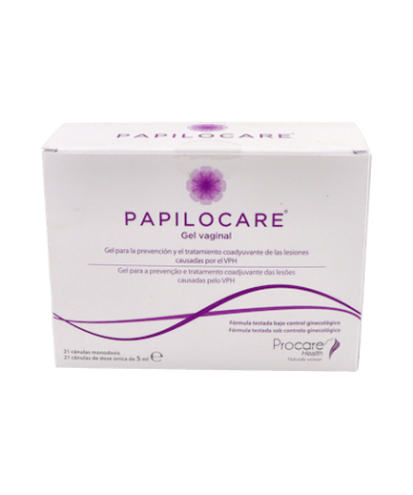 PAPILOCARE GEL VAGINAL 21 CANULAS 5 ML – foto del producto papilocare gel vaginal