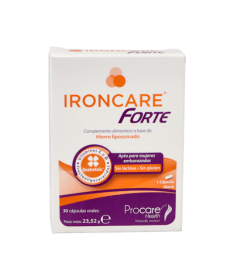 IRONCARE FORTE 30 CAPSULAS – foto del producto cada ironcare forte