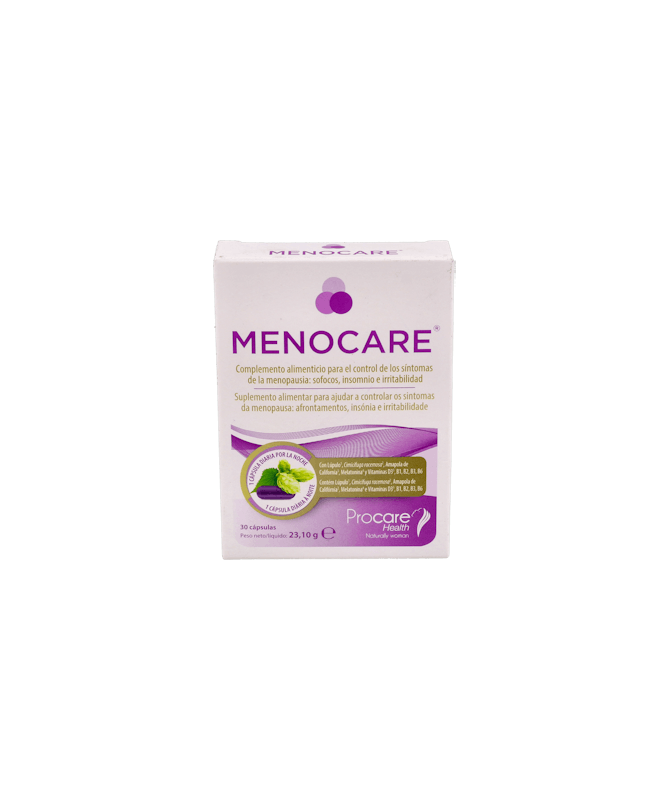 MENOCARE 30 CAPSULAS – foto del producto cada menocare capsulas