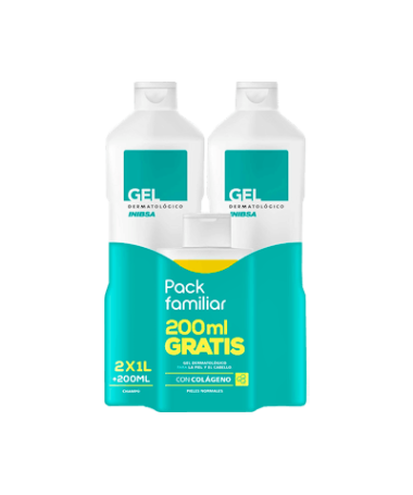 INIBSA GEL DERMATOLOGICO PACK VIAJE CHAM – foto del producto cada inibsa gel