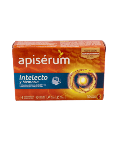 APISERUM INTELECTO 30 CAPSULAS – foto del producto cada apiserum intelecto