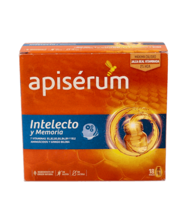 APISERUM INTELECTO 18 VIALES BEBIBLES – foto del producto cada apiserum intelecto