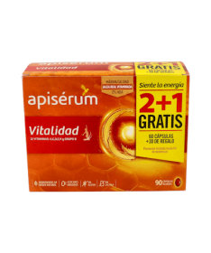 APISERUM VITAMINAS CAPSULAS PACK 3M – foto del producto vitaminas cada apiserum