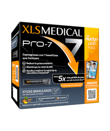 XLS MEDICAL PRO-7 90 STICKS SABOR PIÑA – foto del producto cada xls medical