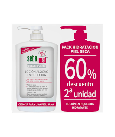 SEBAMED LOCION DUPLO 750M 2UD 60 DTO – foto del producto cada sebamed locion