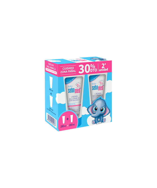 SEBAMED BABY CREMA BALSAMO 2X200 ML – foto del producto cada sebamed baby SEBAMED BABY CREMA BALSAMO 2X200 ML – foto del producto cada sebamed baby