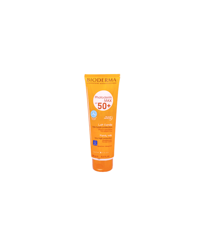 PHOTODERM MAX LECHE SPF 50+ 250 ML – foto del producto cada photoderm max PHOTODERM MAX LECHE SPF 50+ 250 ML – foto del producto cada photoderm max