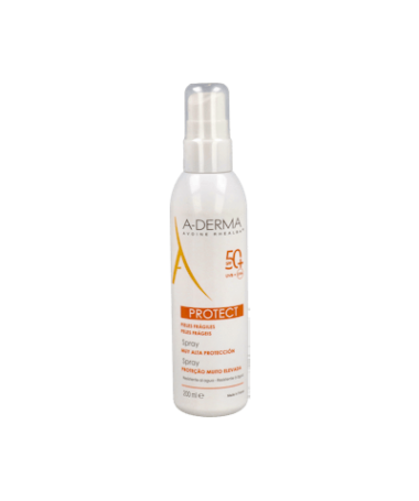 A-DERMA PROTECT SPRAY ADT. SPF 50+200 ML – foto del producto cada derma protect