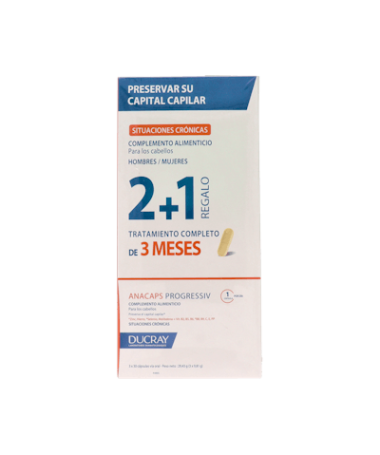 DUCRAY TRIO ANACAPS PROGRESSIV 90 CAPS – foto del producto cada ducray trio