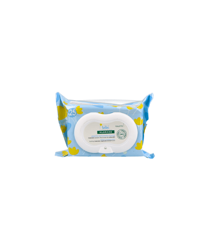 KLORANE BEBE TOALLITAS DE PASEO 25 UNID – foto del producto cada klorane bebe