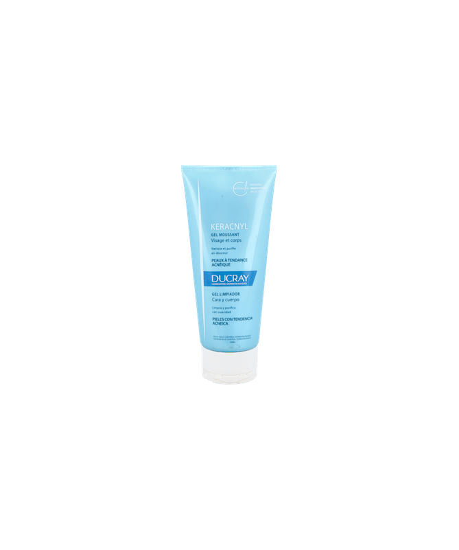 DUCRAY KERACNYL GEL LIMPIADOR 200 ML – foto del producto cada ducray keracnyl