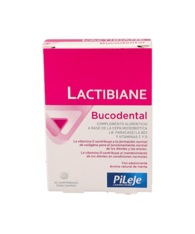 LACTIBIANE BUCODENTAL 30 COMP PILEJE – foto del producto cada lactibiane bucodental