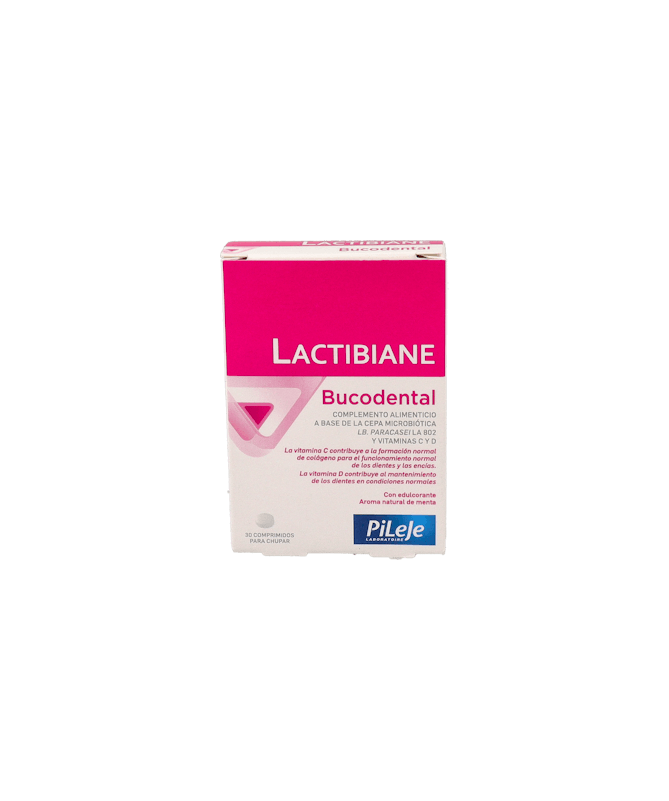 LACTIBIANE BUCODENTAL 30 COMP PILEJE – foto del producto cada lactibiane bucodental
