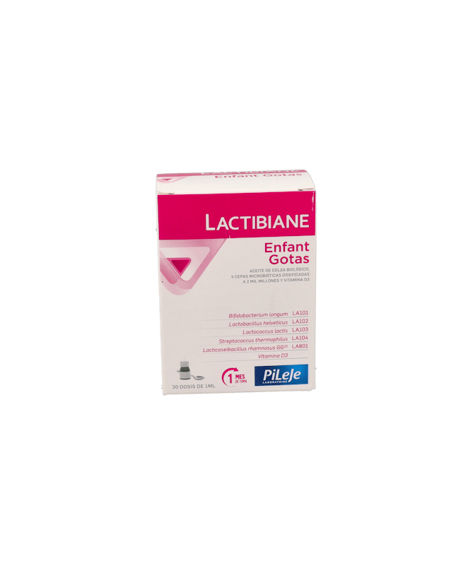 LACTIBIANE ENFANT GOTAS 30 ML PILEJE – foto del producto cada lactibiane enfant