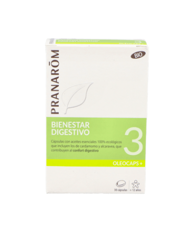OLEOCAPS 3 BIENESTAR DIGESTIVO BIO 30CAP – foto del producto cada oleocaps bienestar