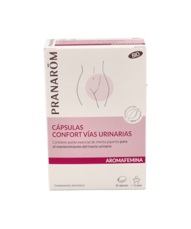 AROMAFEMINA CONFORT VIAS URINAR 30 CAPS – foto del producto cada aromafemina confort