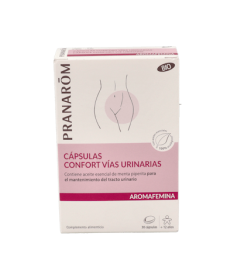 AROMAFEMINA CONFORT VIAS URINAR 30 CAPS – foto del producto cada aromafemina confort