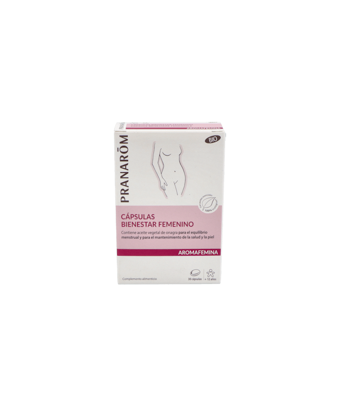 AROMAFEMINA BIENESTAR FEMENINO 30 CAPS – foto del producto cada aromafemina bienestar