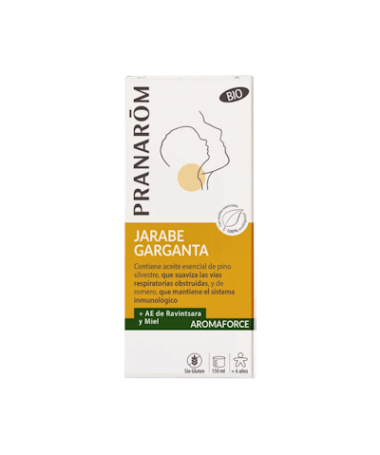 AROMAFORCE JARABE GARGANTA 150ML RAVINTS – foto del producto cada aromaforce jarabe