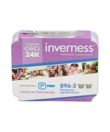 INVERNESS PENDIENTE 896-3 24K MARIPOS AG – foto del producto inverness pendiente 896
