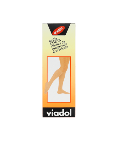 MEDIA CORTA VIADOL NORMAL BEIG T/GDE – foto del producto media corta viadol