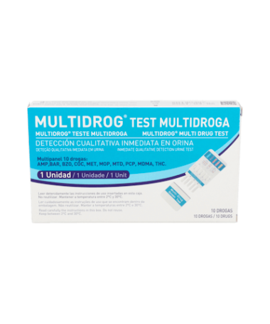 TEST ACON MULTIDROGA (10 DROGAS) ORINA – foto del producto cada test acon