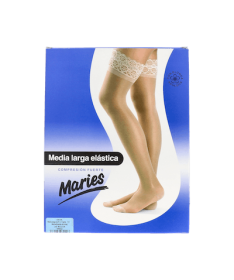 MEDIA LARGA MARIES FUERTE BLONDA BEIG T2 – foto del producto cada media larga