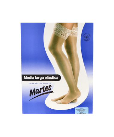 MEDIA LARGA MARIES FUERTE BLONDA BEIG T3 – foto del producto cada media larga