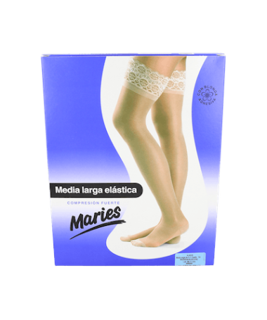 MEDIA LARGA MARIES FUERTE BLONDA BEIG T4 – foto del producto cada media larga