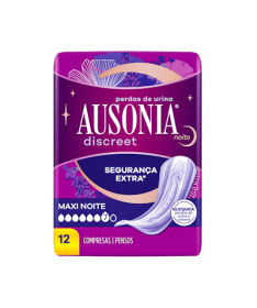 AUSONIA DISCREET MAXI DAY NIGHT 12 UNID – foto del producto ausonia discreet maxi