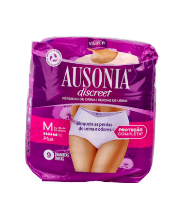 AUSONIA DISCREET PANTS PLUS T.M 9 UDS – foto del producto ausonia discreet pants