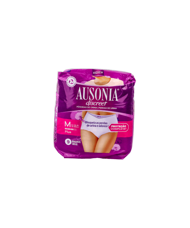 AUSONIA DISCREET PANTS PLUS T.M 9 UDS – foto del producto ausonia discreet pants