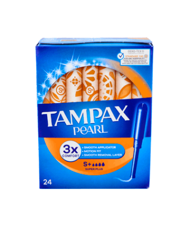 TAMPONES TAMPAX PEARL SUPERPLUS 24 UDS – foto del producto tampones tampax pearl