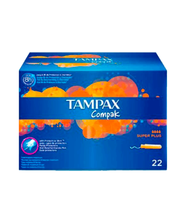 TAMPAX COMPAK SUPERPLUS 26 UNIDADES – foto del producto tampax compak superplus