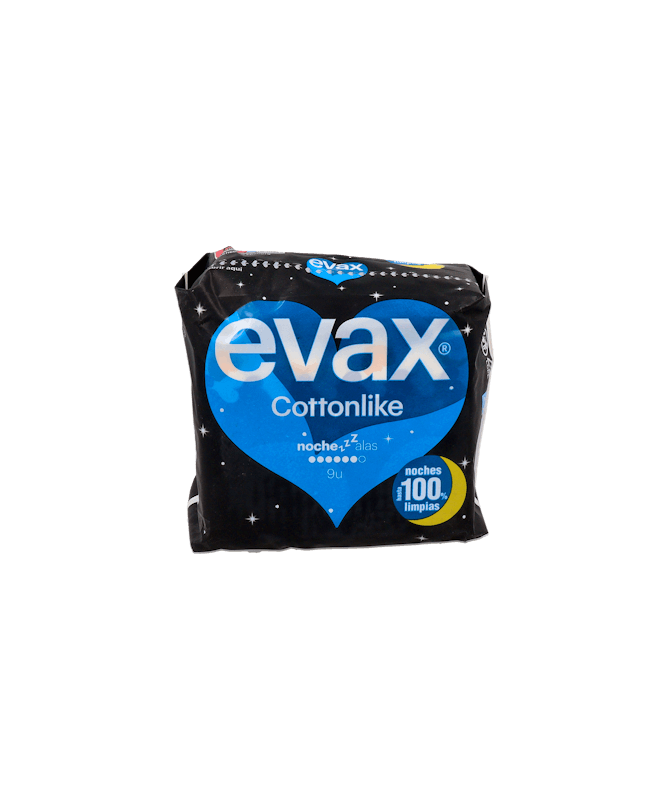 EVAX COMPRESA COTTONLIKE ALAS NOCHE 11 U – foto del producto cada evax compresa EVAX COMPRESA COTTONLIKE ALAS NOCHE 11 U – foto del producto cada evax compresa
