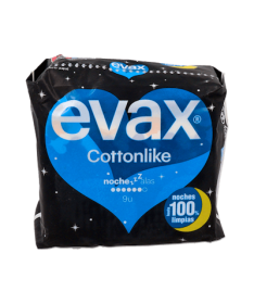 EVAX COMPRESA COTTONLIKE ALAS NOCHE 11 U – foto del producto cada evax compresa