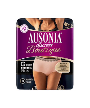 AUSONIA DISCREET PANTS PLUS T.G 8 UDS – foto del producto ausonia discreet pants