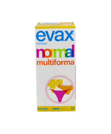 EVAX SALVASLIP NORMAL MULTIFORMA 34 UD – foto del producto cada evax salvaslip