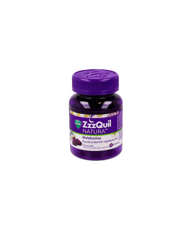 ZZZQUIL NATURA MELATONINA 30 GOMINOLAS – foto del producto cada zzzquil natura