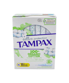 AUSONIA TAMPAX COTTON REGULAR 16 UNID – foto del producto ausonia tampax cotton