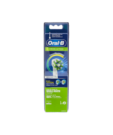 ORAL B RECAMBIO CROSS ACTION 2 UDS – foto del producto oral recambio cross