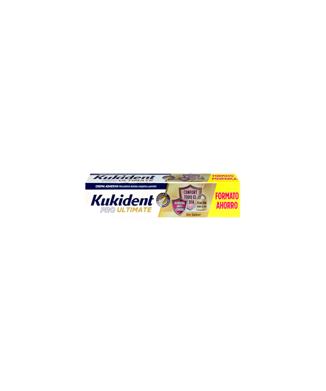 KUKIDENT PRO ULTIMATE SIN SABOR 57GR TUB – foto del producto cada kukident pro