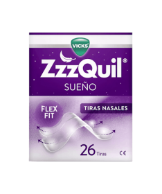 ZZZQUIL SUEÑO TIRAS NASALES 26 UDS – foto del producto cada zzzquil sueño