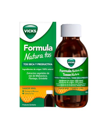 VICKS FORMULA NATURA TOS ADULTO 140 ML – foto del producto cada vicks formula