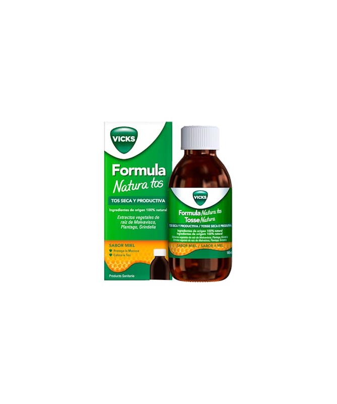 VICKS FORMULA NATURA TOS ADULTO 140 ML – foto del producto cada vicks formula