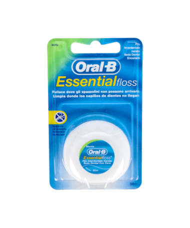 SEDA DENTAL ORAL B CON CERA MENTA – foto del producto seda dental oral