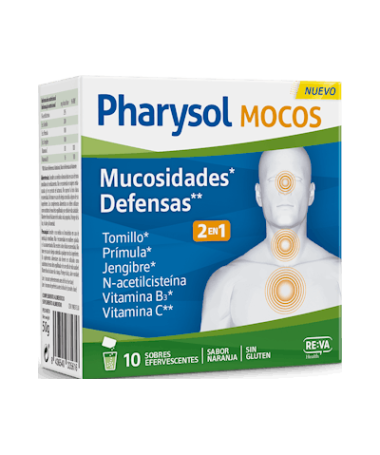 PHARYSOL MOCOS 10 SOBRES EFERV – foto del producto cada pharysol mocos