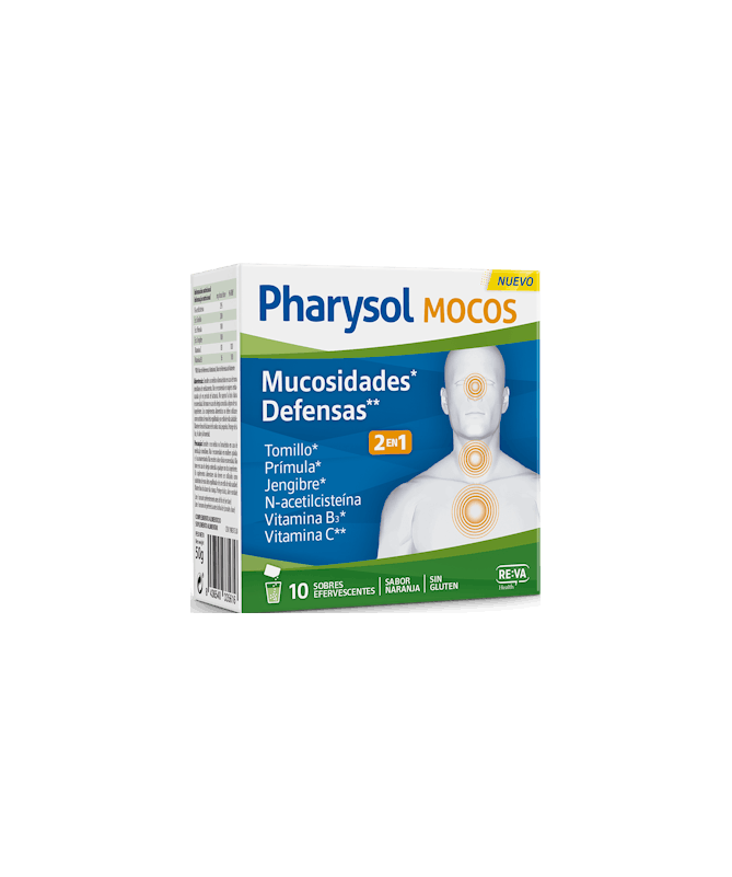 PHARYSOL MOCOS 10 SOBRES EFERV – foto del producto cada pharysol mocos