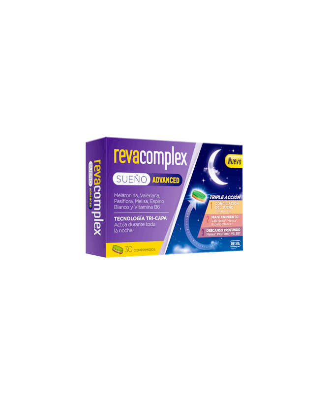 REVACOMPLEX SUEÑO ADVANCED 30 COMP – foto del producto cada revacomplex sueño